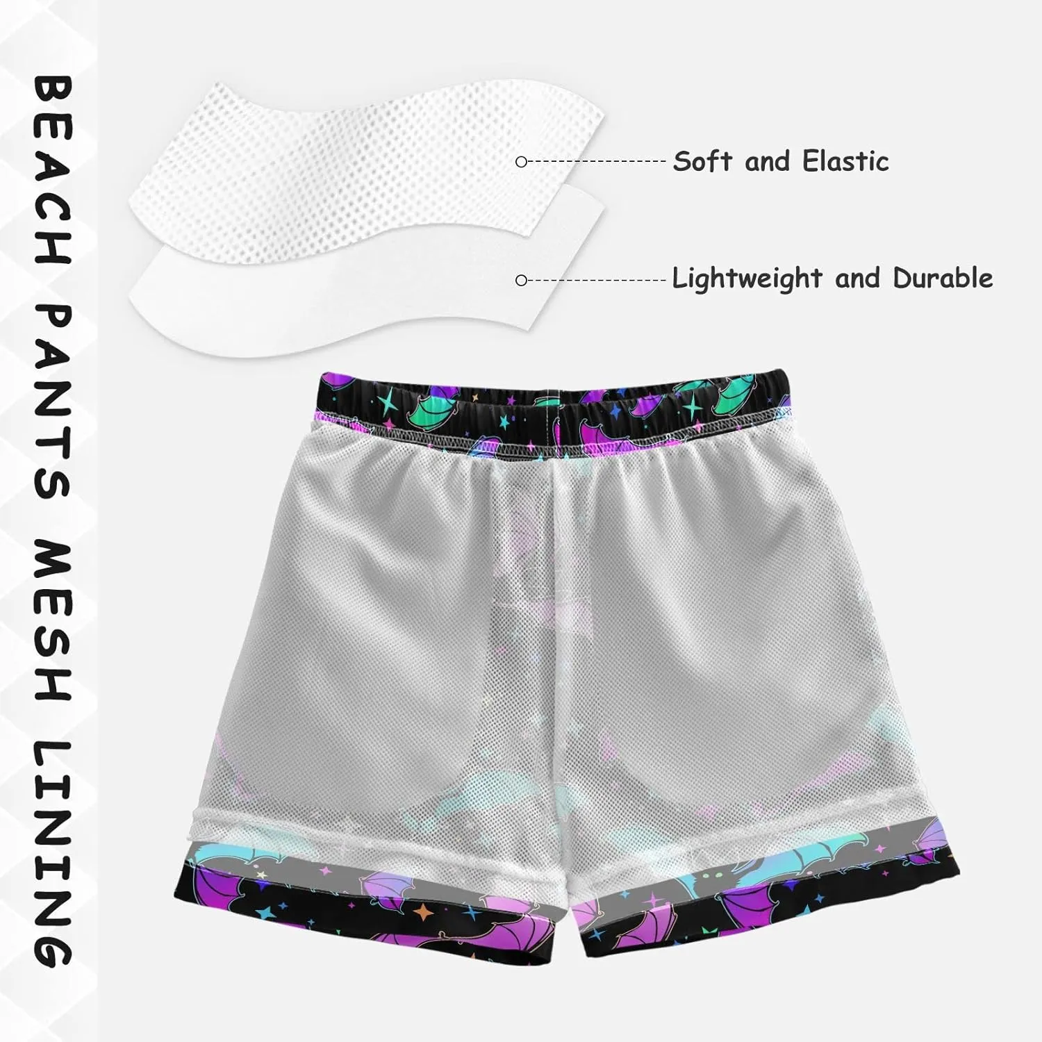 Aflyko Boys' Board Shorts Cute Toddler Swim Trunk Girls Beach Swimwear Bathing Suit