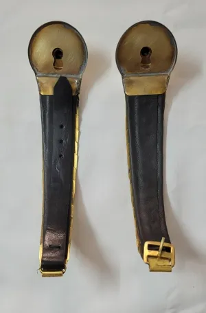 Brass Chinstrap Spare Part of French Napoleon Helmet 1874 - Chinstrap Accessory | Ideal for Collectors Gold