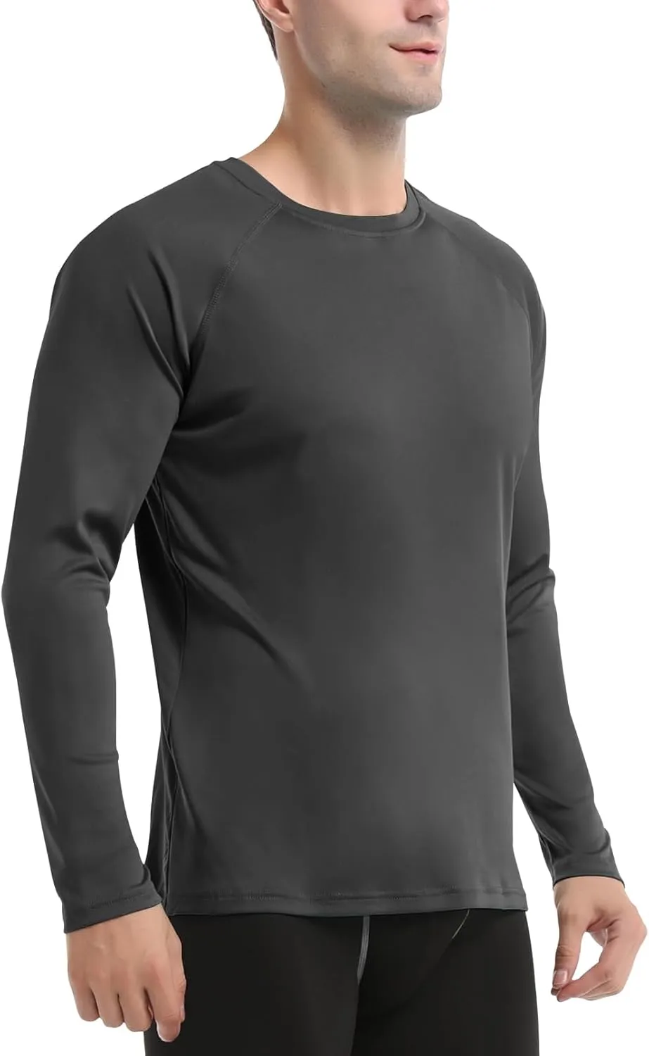 DAYOUNG Mens Zip Pullover UPF 50  Sun Protection Long Sleeve Hiking Fishing Outdoors Performance T-Shirt
