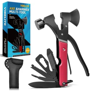 Fathers Day Dad Gifts for Dad Husband, 15 in 1 Multitool Axe for Camping Hunting Hiking, Gifts for Dad, Men, Husband, Him, Birthday Gadgets Idea for Men Him Husband Boyfriend