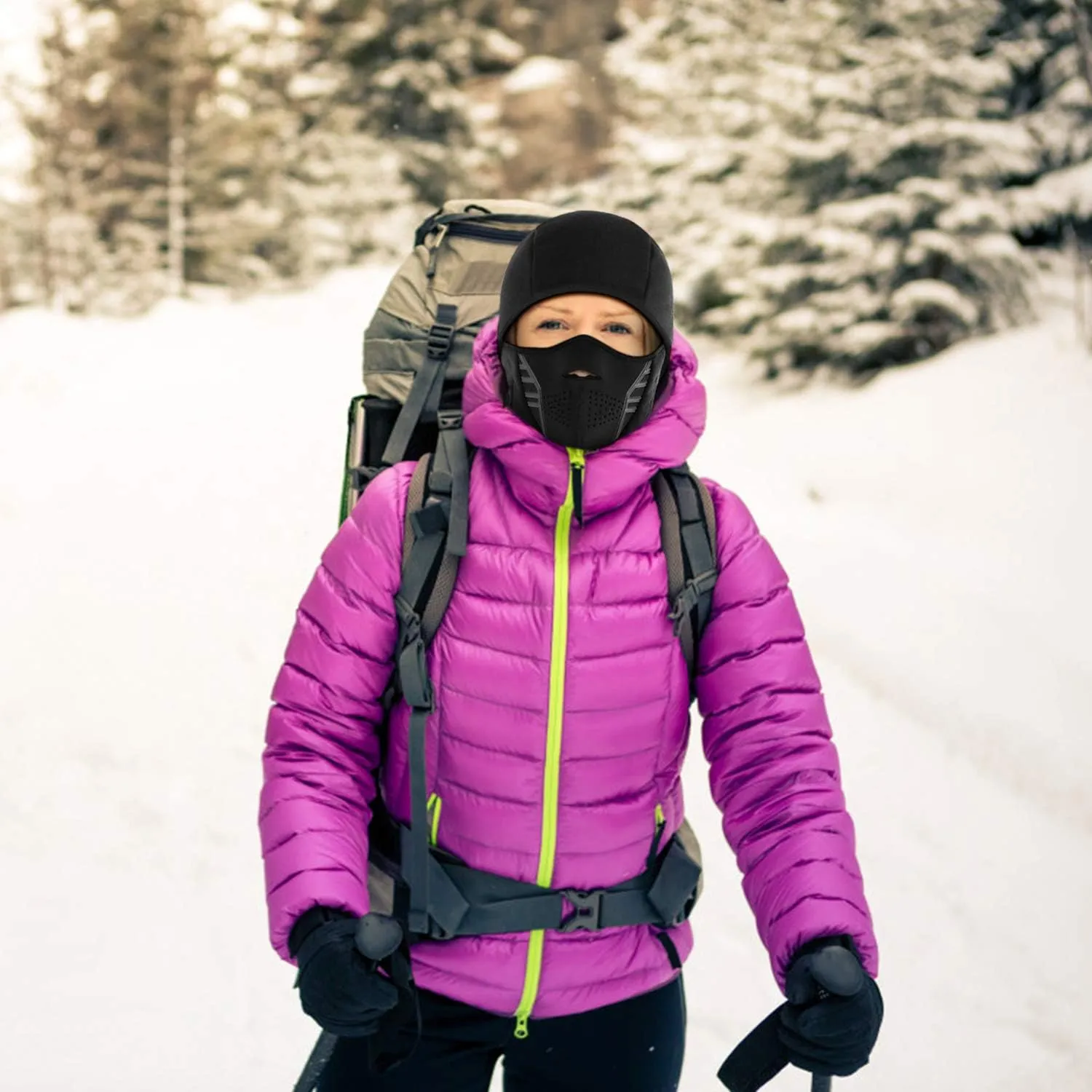IRELIA Winter Windproof Fleece Ski Mask Balaclava Headwear Motorcycle Thermal Face Mask Bandanas