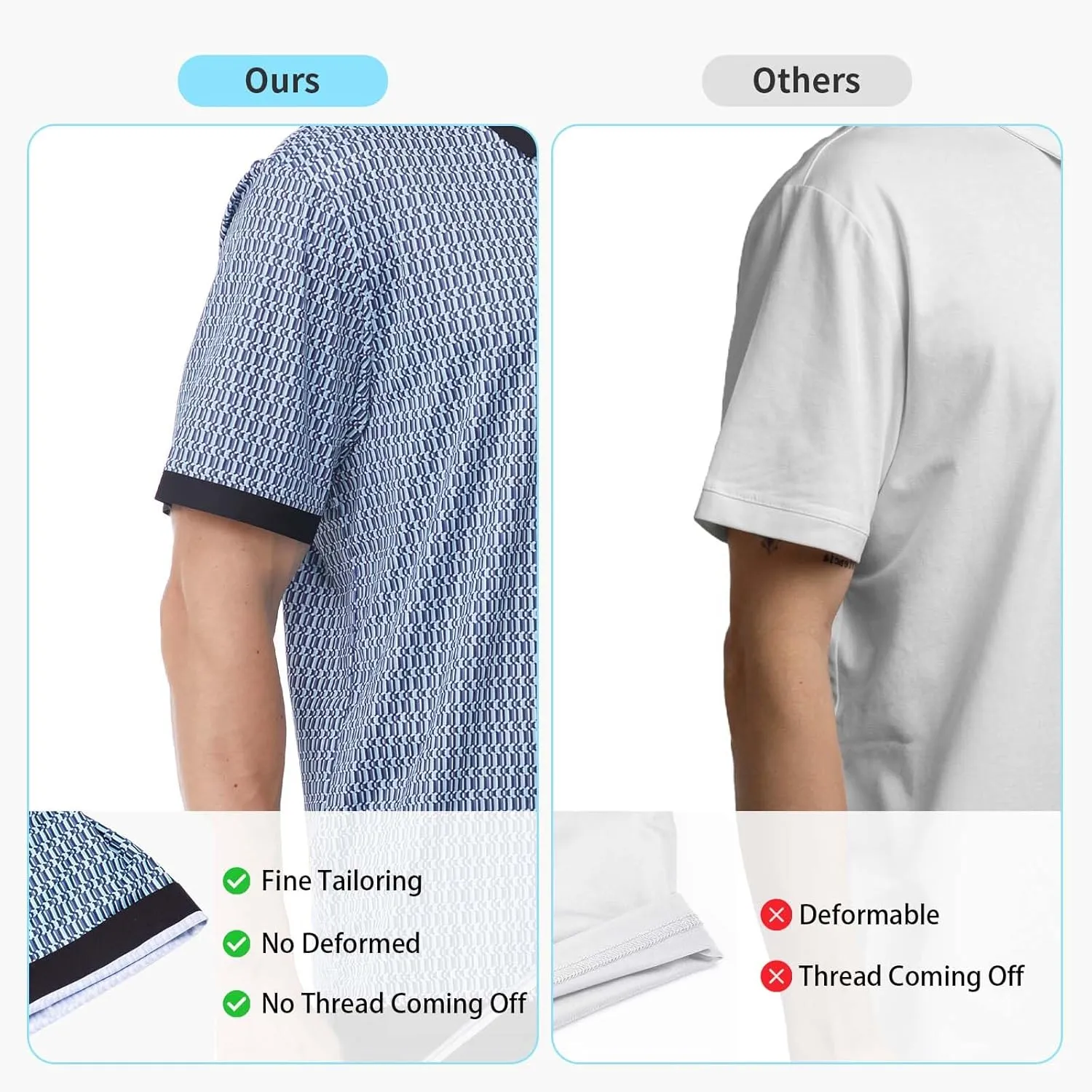 Mens Polo Shirts Short Sleeve Golf Shirt Moisture Wicking Dry Fit Casual Stylish Polo Shirt for Men